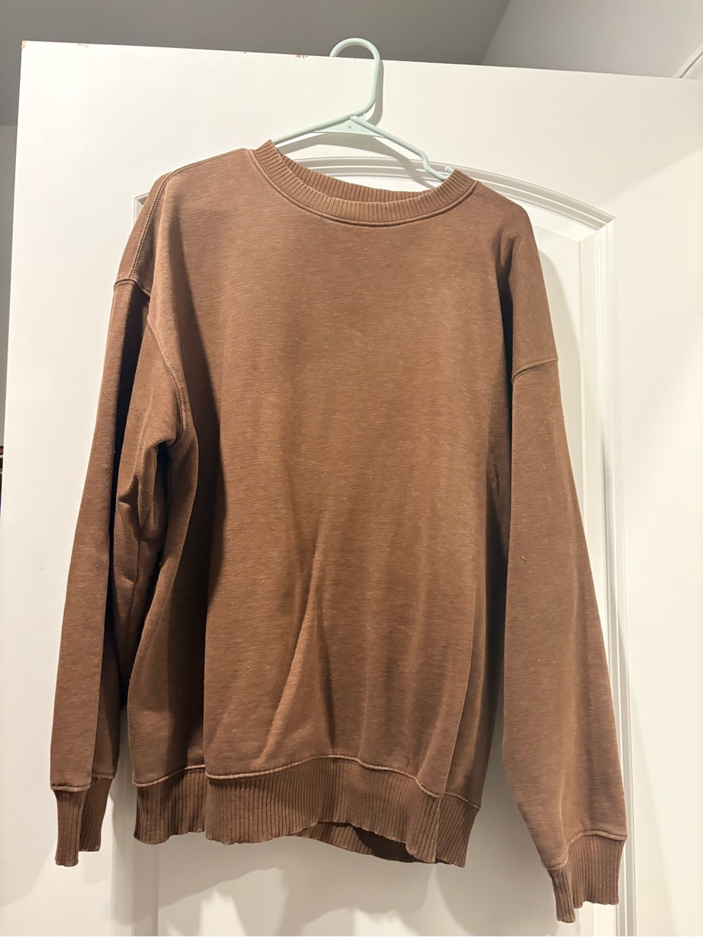 Women's Crewneck Sweatshirt - Brown